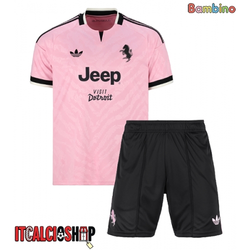 Juventus Gleison Bremer #3 Seconda Maglia Bambino 2026-27 Manica Corta (+ Pantaloni corti)